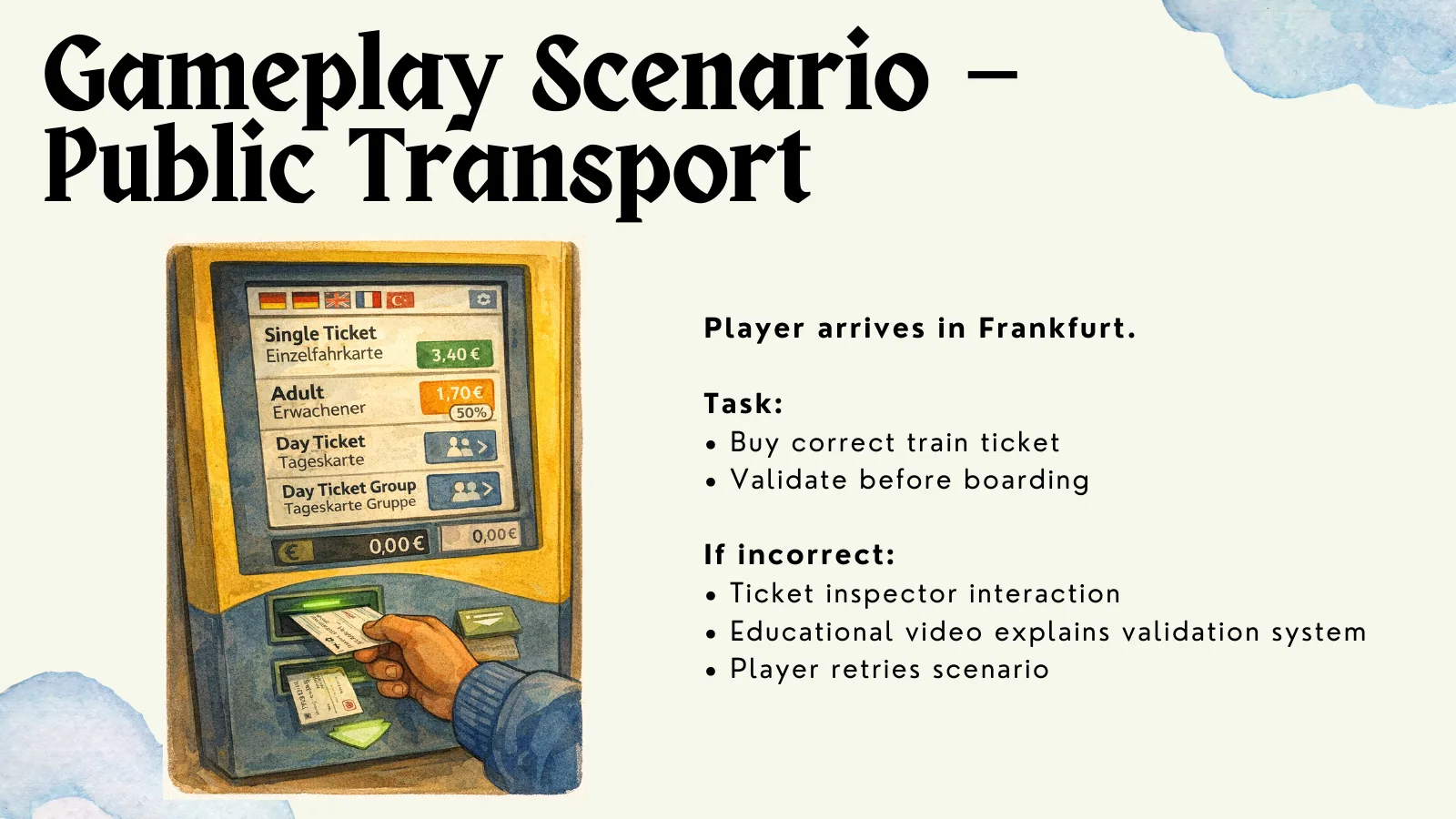 Scenario: public transport in Frankfurt