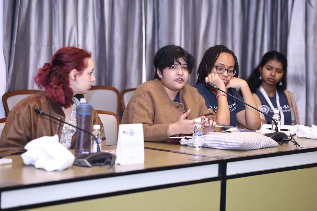 Panel discussion with fellow scholars
